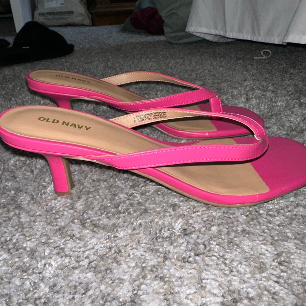 Pink Kitten Heels